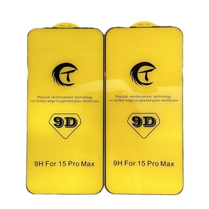 Protecteur en verre trempé 9h pour <span class=keywords><strong>iphone</strong></span> 13 pro <span class=keywords><strong>iphone</strong></span> 15 verre trempé <span class=keywords><strong>iphone</strong></span> 15 pro max verre trempé - Product Image 1
