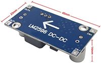 Aismartlink LM2596 Régulateur de tension DC à DC à haute efficacité 3.2-35V à 1.25-30V Convertisseur Buck Module abaisseur d'alimentation