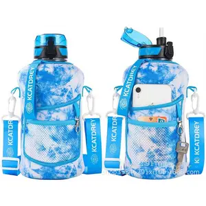 مصنعين بيع النيوبرين سوبر سعة كبيرة غطاء زجاجة مياه 2.2L في الهواء الطلق الرياضة زجاجة تُرمُس غطاء الغوص المواد clo