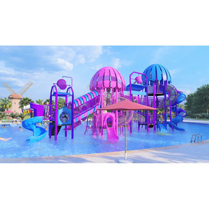 Juegos Acuáticos para Niños, Equipo para Parques de Verano, Construcción de Plástico y Acero - Product Image 6