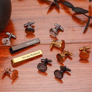 Juego <span class=keywords><strong>de</strong></span> Gemelos y Pasador <span class=keywords><strong>de</strong></span> Corbata <span class=keywords><strong>de</strong></span> Acero Inoxidable Personalizados - Caja <span class=keywords><strong>de</strong></span> Madera Grabada a Medida, Regalo <span class=keywords><strong>de</strong></span> Boda para Novio, Esposo, <span class=keywords><strong>Padre</strong></span>, <span class=keywords><strong>Hijo</strong></span> - Product Image 6