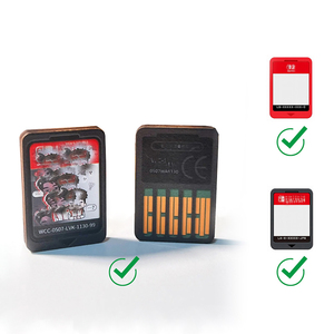 Custodia per Schede di Gioco <span class=keywords><strong>Nintendo</strong></span> <span class=keywords><strong>Switch</strong></span> 2 OLED, Scatola Porta Schede Micro <span class=keywords><strong>SD</strong></span> TF con Portachiavi, Custodia Protettiva Bianca Rossa Trasparente - Product Image 2
