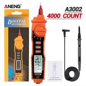 Testeur de continuité, de résistance et de tension sans contact de type stylo ANENG A3002, multimètre numérique IP55 - Product Image 1