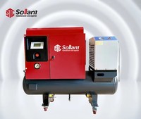 Compresseur d'air compact quatre-en-un monophasé 4-en-1 pour petit atelier