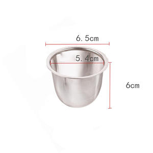 ตะแกรงกรอง<span class=keywords><strong>ชา</strong></span>สแตนเลสขนาดเส้นผ่านศูนย์กลาง 7.2 ซม. ใช้ซ้ำได้ สำหรับกรอง<span class=keywords><strong>ชา</strong></span>และเครื่องเทศ อุปกรณ์ครัว - Product Image 2