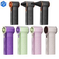 Souffleur d'air turbo sans fil alimenté par batterie portable avec moteur sans balais pour un allumage rapide du feu, barbecue, allumage de cheminée