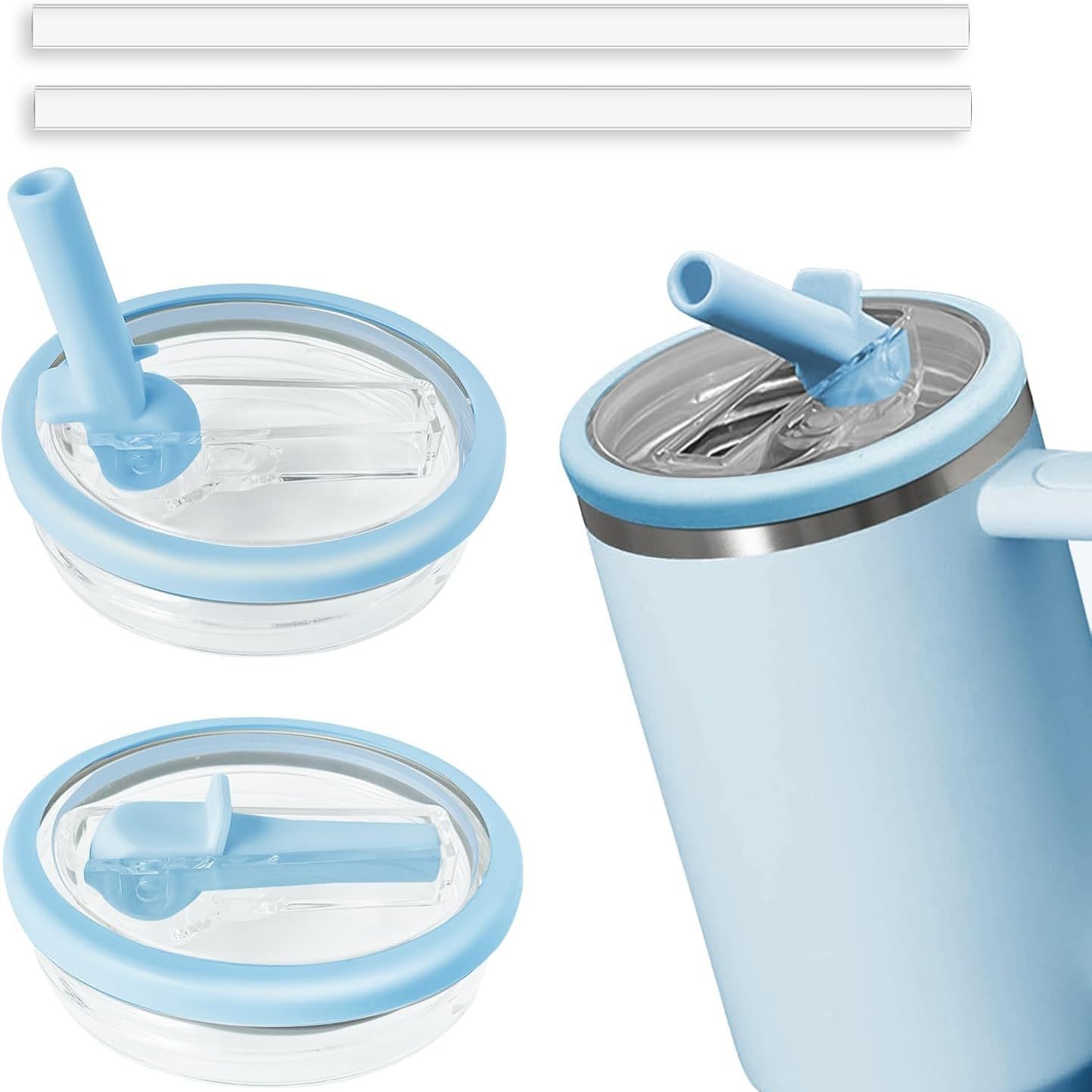 Bleu ciel - 1 couvercle 1 tube