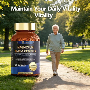 Cápsulas de Magnesio para Dormir y Aliviar el Estrés con Ashwagandha y L-Teanina, Marca Privada OEM ODM para Mujeres y Hombres - Product Image 4