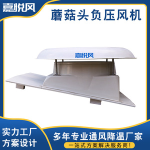 พัดลมระบายอากาศแบบติดหลังคา ขนาด 204x224x87 ซม. วัสดุ FRP สีขาว - Product Image 3