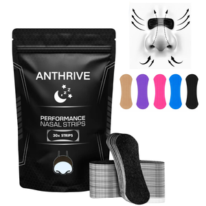 Adesivo <span class=keywords><strong>Nasal</strong></span> Anthrive para Pele Negra, Fita Respiratória para Melhorar a Qualidade do Sono, Anti Ronco, Fitas Nasais para Esportes - Product Image 1