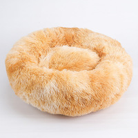 Vente en Gros de Luxe Confortable Moelleux Rond Doux Antidérapant Accessoires de Lits pour Animaux de Compagnie pour Chiens et Chats