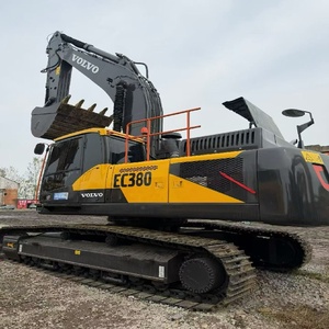 Excavatrice sur chenilles Volvo 380 d'occasion - Mini engin de construction avec moteur, pompe, boîte de vitesses, PLC - Garantie 1 an - Product Image 1