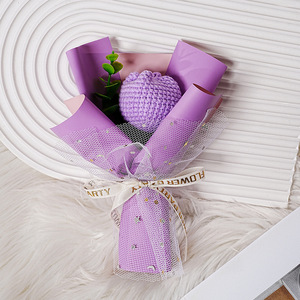 Mini ramo <span class=keywords><strong>de</strong></span> <span class=keywords><strong>ganchillo</strong></span> ramo <span class=keywords><strong>de</strong></span> tulipán <span class=keywords><strong>de</strong></span> punto flores hechas a mano regalo del Día <span class=keywords><strong>de</strong></span> San Valentín decoración del hogar regalo del Día <span class=keywords><strong>de</strong></span> la madre - Product Image 5