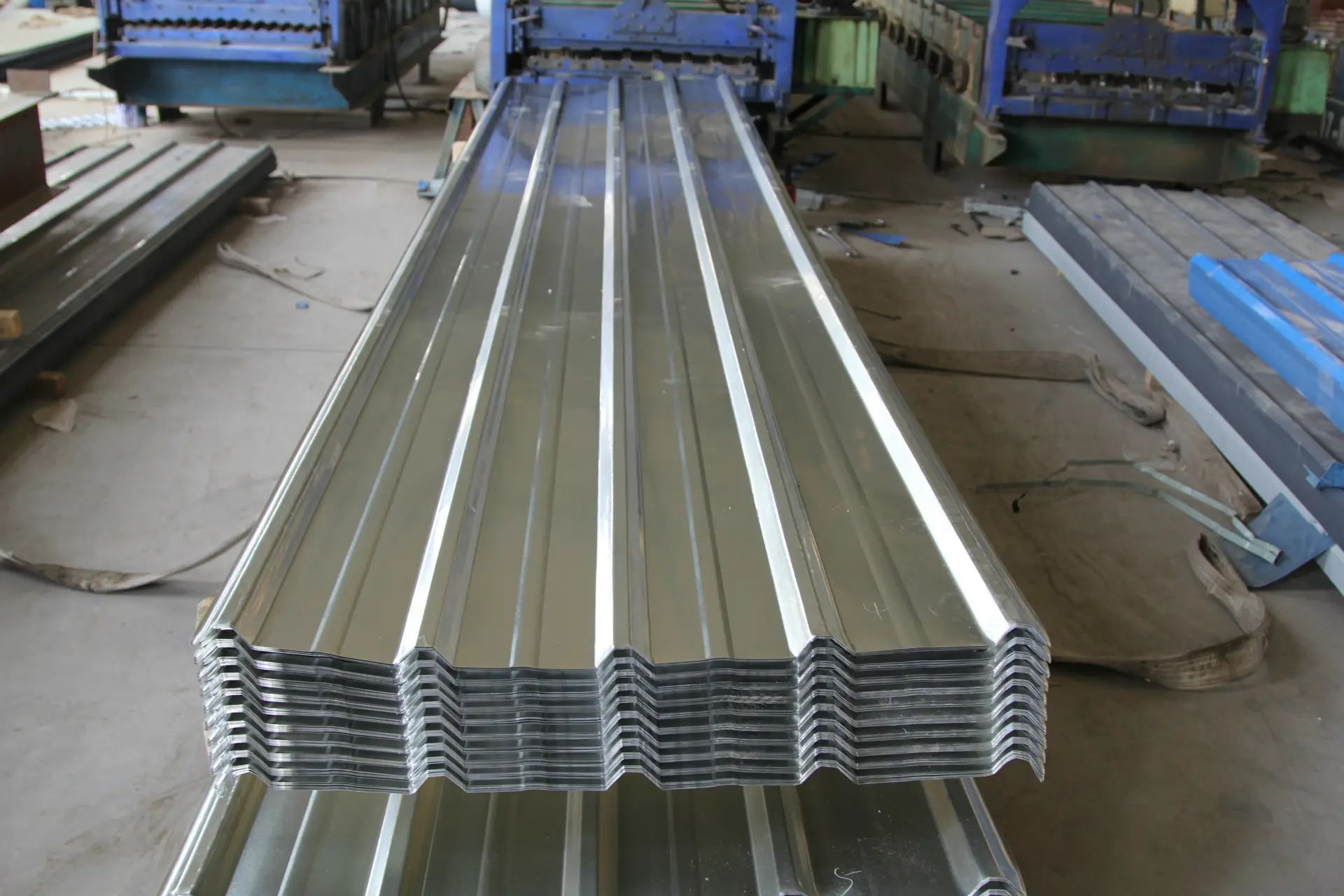 Vorbestrahlte farbbeschichtete Zink-Aluminium-Gi Ibr-Eisen-Golfhällen-Stahl-Dachplatte