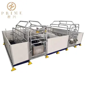 Double pig Farrowing Crate Customizing design Hog fence stall Sow piglets cages livestock husbandry equipment Made In China