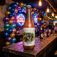 Bouteilles de boisson gonflables décoratives qui se gonflent rapidement, parfaites pour les fêtes estivales à la plage et les promotions de bars