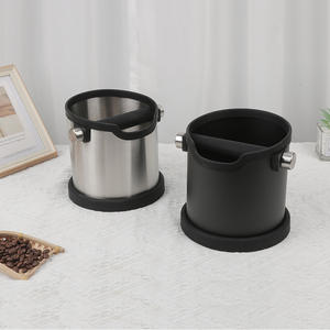 Bac à marc portable en acier inoxydable pour expresso, durable, pour comptoir, facile à nettoyer, accessoire de barista, pour le retrait des résidus de café - Product Image 3