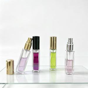 5ml 8ml 10ml 15ml 20ml Empty Square Glass Perfume Bottles with Pump Sprayer and <strong>Reed</strong> Diffuser <strong>Screen</strong> Printed - Product Image 6