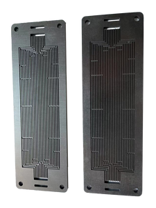 Hochreine bipolare Graphit platten (WX-7/WX-8 99,99% Kohlenstoff) für PEM-Wasserstoff-Brennstoffzellen-Batterie-Verbund platte - Product Image 3