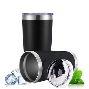 Cenron Stainless Steel Tumbler 20oz Vacuum Insulated Camping Travel <b>Mug</b> Eco-Friendly Pink with Gift <b>Box</b> Minimalist Design - Product Image 3