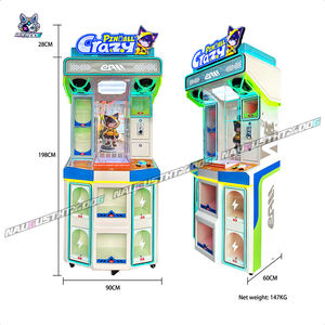 Distributeur automatique de jouets en métal Naughty Dog, <span class=keywords><strong>flipper</strong></span>, garantie 1 an, 1 joueur, à monnayeur, 110/220V, machine à prix, en solde, pour enfants - Product Image 2