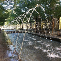 Fontaine interactive musicale personnalisée pour enfants, idéale pour parcs d'attractions, places publiques et sites touristiques