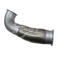 Prix usine pour HOWO camion pièces connexion asembl de tuyau d'échappement WG9725540154 tuyau flexible d'échappement