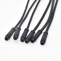 Kabel Data ekstensi dudukan Panel Wanita lapisan ganda USB 3.0 jantan ke lapisan ganda dengan PTFE PVC kabel kunci sekrup isolasi nilon