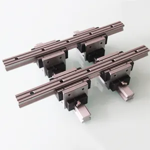 Bloc de guidage linéaire Angle de chariot Rail linéaire Pièces d'imprimante 3D Bloc coulissant croisé CNC