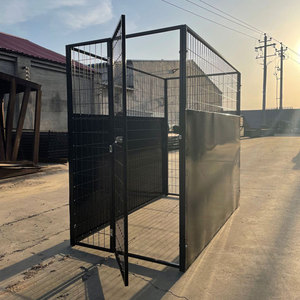 Paneles de Perrera de perro de Metal extraíbles de 4*8*6 pies de alta calidad, enrejado de valla exterior grande para perros y puerta para perros - Product Image 2