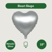 Ballon Forme Cœur Métallique Chrome 18 Pouces Plusieurs Couleurs Saint Valentin Mariage Déco OEM Mylar FAMA BSCI Sedex Usine