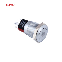 ONPOW GQ16-KF-11D/J/C 16mm, bouton poussoir interrupteur marche/arrêt, actionneur plat borne Point d'illumination, IP65