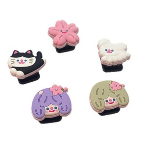 Customized Cartoon Car Headrest Hooks PVC Decorative Ornaments For Storage And Display - Product Image 2