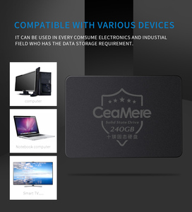 Ceamere Refurbished <b>Internal</b> SSD 120G 240G 256GB Hard <b>Drive</b> 3 95%-99% New Soild State 2.5 Inch for Laptop Desktop <b>Internal</b> SSD - Product Image 4