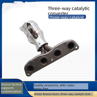 Convertidor Catalítico de Escape para Nissan Qashqai Rogue Sport 2.0L 2014-2021 MR20DD OE 14002-1KC1A 14002-1KC1B Ajuste Directo
