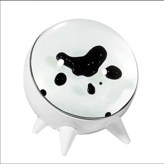 Visualizer Dancing Ferrofluid Speaker with Music Rhythm Magnet Liquid Lamp Tabletop Ornament