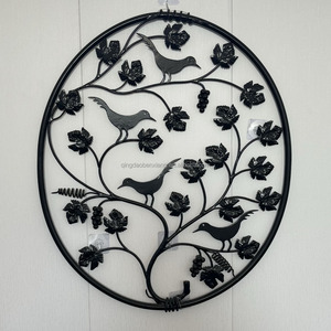 The Custom Made Wrought <strong>Iron</strong> <strong>Rosettes</strong> Plate the Latest Designed <strong>Iron</strong> Rose Decorative Components for Gate Accessories - Product Image 6