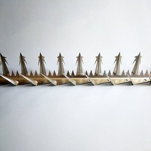 An ninh chống chim nhúng nóng mạ kẽm tường tăng đột biến cho khu dân cư - Product Image 2