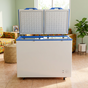 Réfrigérateur solaire à refroidissement stable avec construction en aluminium, 2 portes, capacité inférieure à 60L, pour maison autonome - Product Image 6