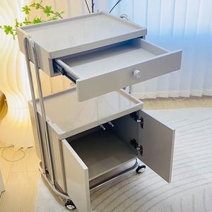Rolling Iron Salon <b>Trolley</b> 4-Wheel Luxury Design <b>Tool</b> Cart Manicure Modern Organizer Living Room & Bathroom Furniture - Product Image 6