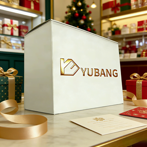 กล่องบรรจุภัณฑ์เค้กขนาดเล็กแบบกำหนดเองสำหรับงานแต่งงาน ทำจากกระดาษแข็งสีขาวหรูหรา พร้อมหูหิ้วริบบิ้น - Product Image 3