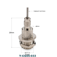 Pince de câble en acier en laiton de haute qualité fabriqué en Chine nouveau système de suspension de lampes à disque avec panneaux LED