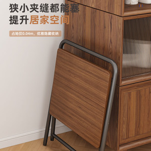 Foldable Computer <b>Desk</b> Rectangle Wood Top Metal Frame Home Office <b>Study</b> <b>Desk</b> For 1 Person - Product Image 3
