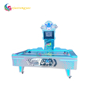 Machine de hockey sur air commerciale à deux joueurs, table de hockey sur air à monnayeur pour 4 joueurs, machine de divertissement - Product Image 3