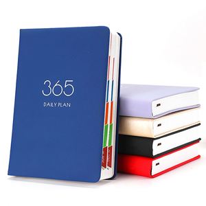 Custom Printing Soft Cover 2025 <b>Daily</b> <b>Planner</b> Notepad Agenda Custom Leather Journal Hardcover <b>Planner</b> Lined PU Cover <b>Notebook</b> - Product Image 1