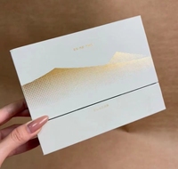 Boîte cadeau en carton rigide pour appareil de beauté, avec logo personnalisé en feuille d'or, pour l'emballage de kits de soins de la peau, vente en gros
