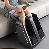Appareil de massage des pieds chauffant électrique, compresse chaude à température constante 42°C, grande capacité, 4 modes, 3 intensités, contrôle du temps, pour les jambes