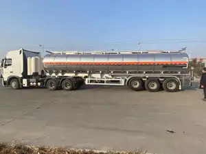 China stellt 25 Tonnen Aluminiumlegierung-Heizasphalt-Tank-Lkw-Auflieger her