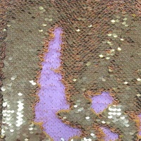 Fabricant chinois de textiles, tissu à paillettes réversible 5 mm, robe à paillettes irisées, vente en gros de tissu à paillettes réversible
