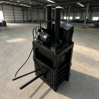 Presse à balles verticale non métallique pour déchets, personnalisée par l'usine source, sûre et de haute valeur, pour le compactage de ferraille de cuivre et de canettes d'aluminium